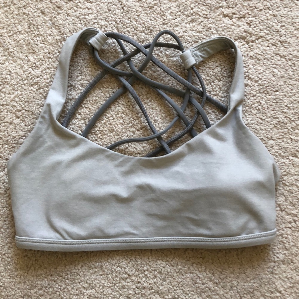 Grey Free To Be Wild bra
